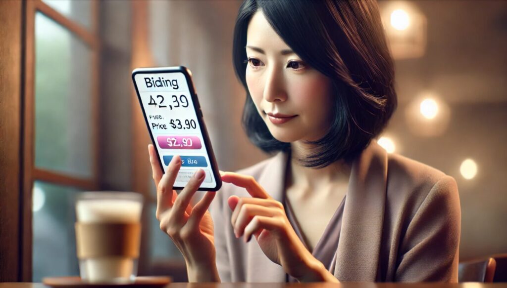 メルカリオークションの買い方と入札金額のルールを確認しよう